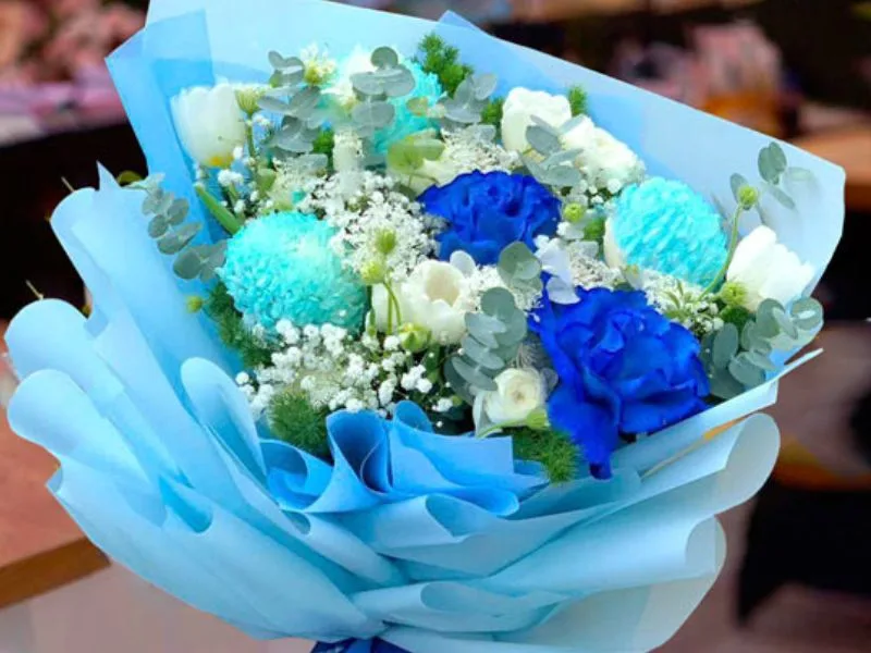 hoa hong xanh co y nghia gi bieu tuong cua tinh yeu va hy vong
