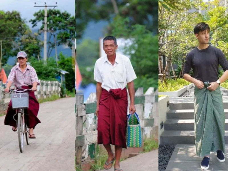 trang phuc truyen thong myanmar net dep van hoa dac sac